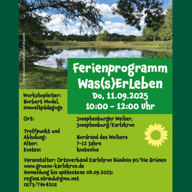 OV Karlskron: Ferienprogramm Was(s)ErLeben